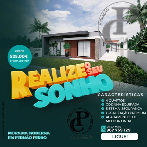 Moradia T4 para Venda em Fernao Ferro