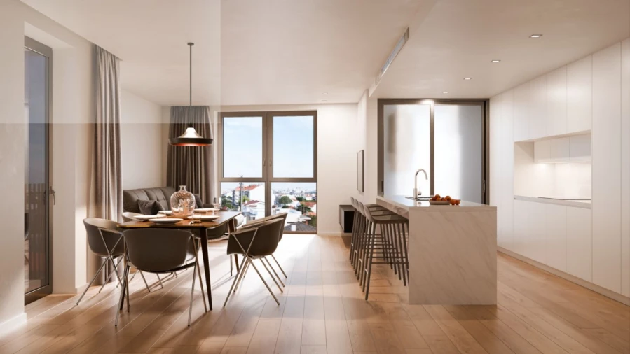 Apartamento T1 para Venda em São Bernardo Foto 2