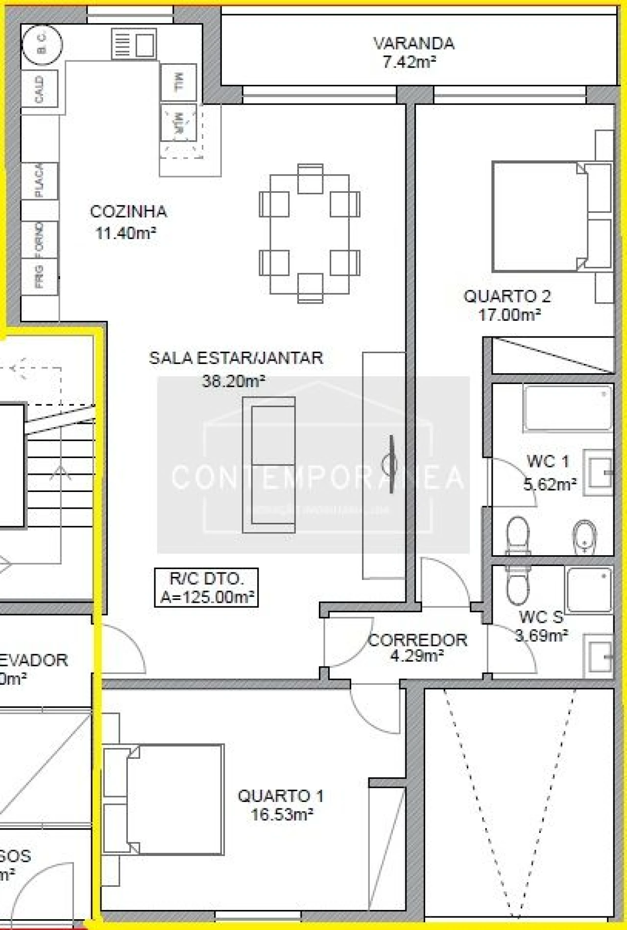 Apartamento T3 para Venda em Mirandela Foto 2
