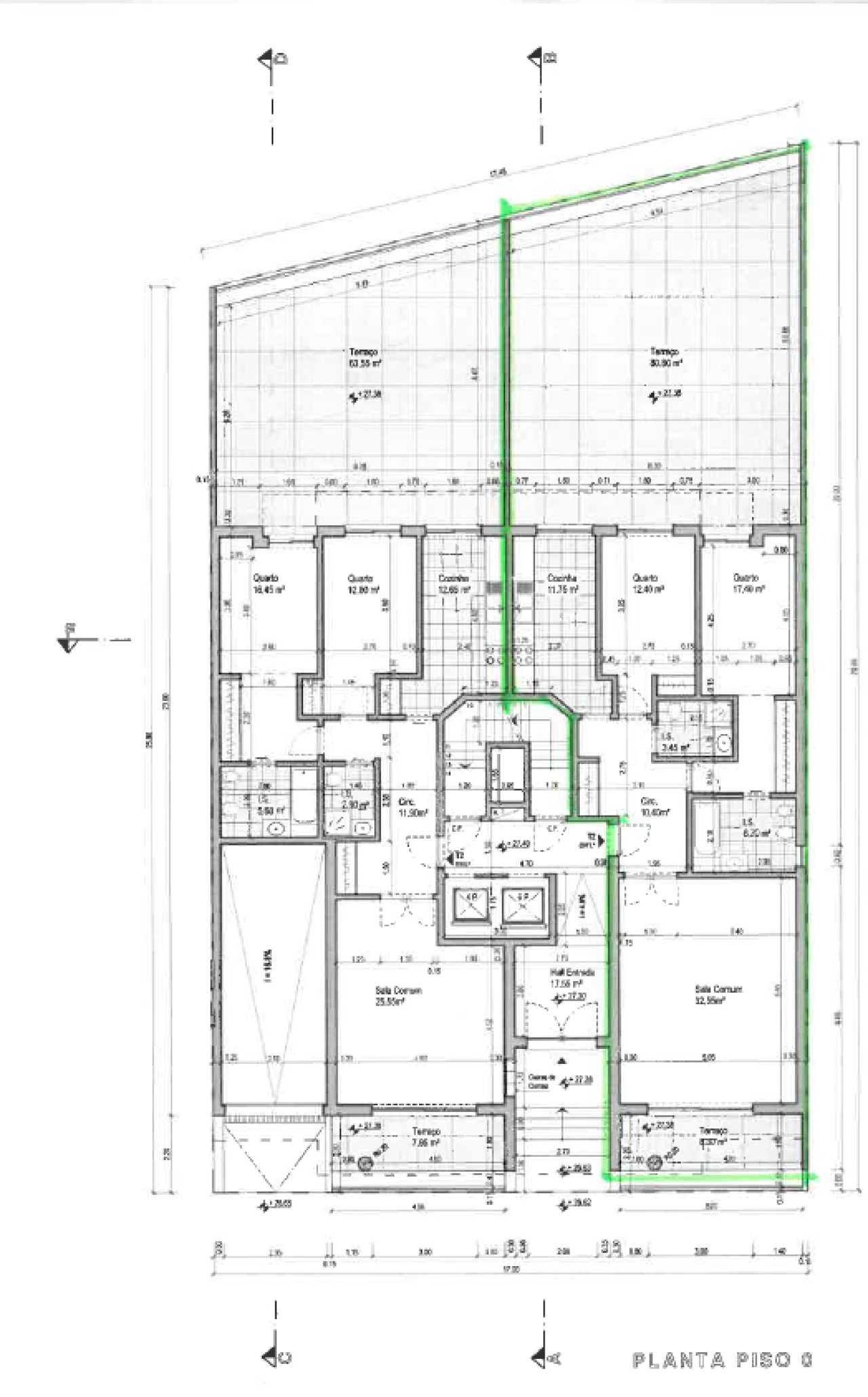 Apartamento T2 para Venda em Carcavelos e Parede Foto 39