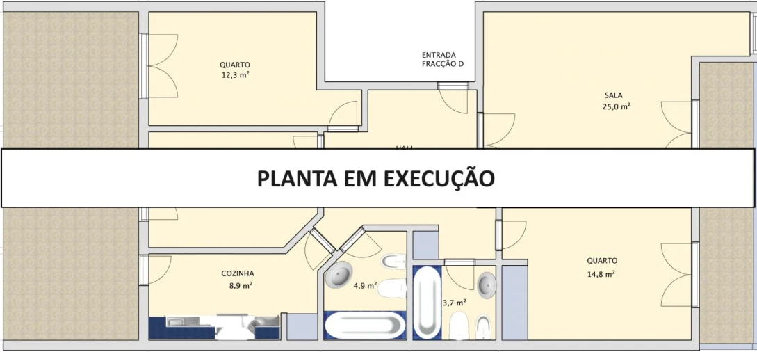 Apartamento T2 para Venda em Nazare Foto 19