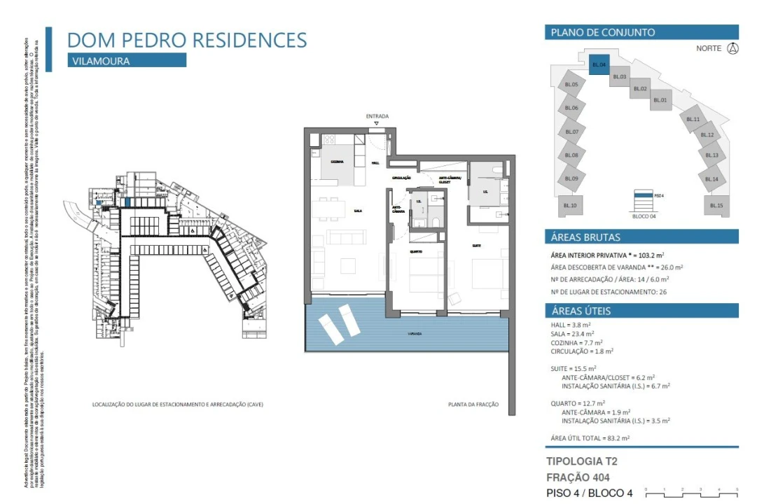 Apartamento T2 para Venda em Quarteira Foto 31