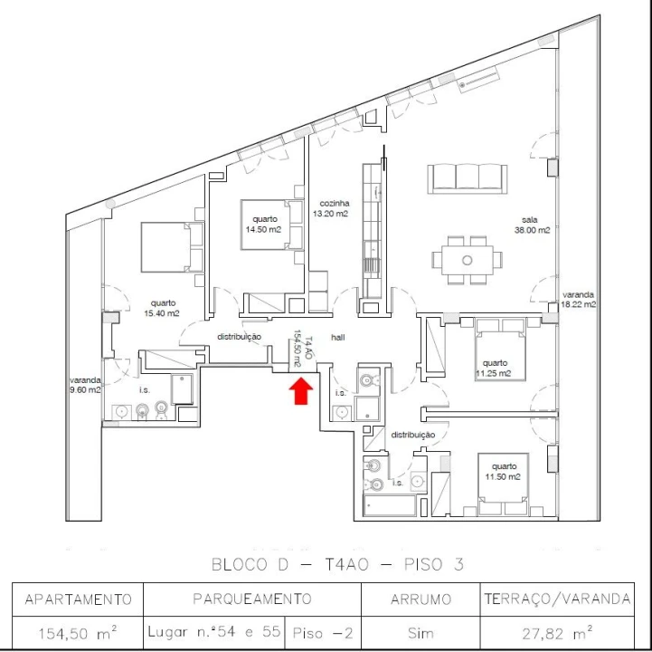 Apartamento T4 para Venda em Buarcos Foto 36