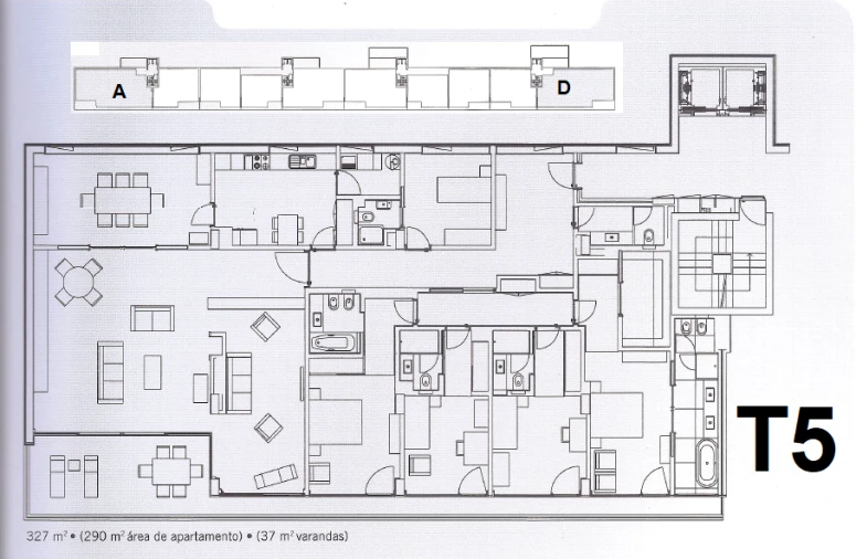 Apartamento T5 para Venda em Lordelo do Ouro e Massarelos Foto 16