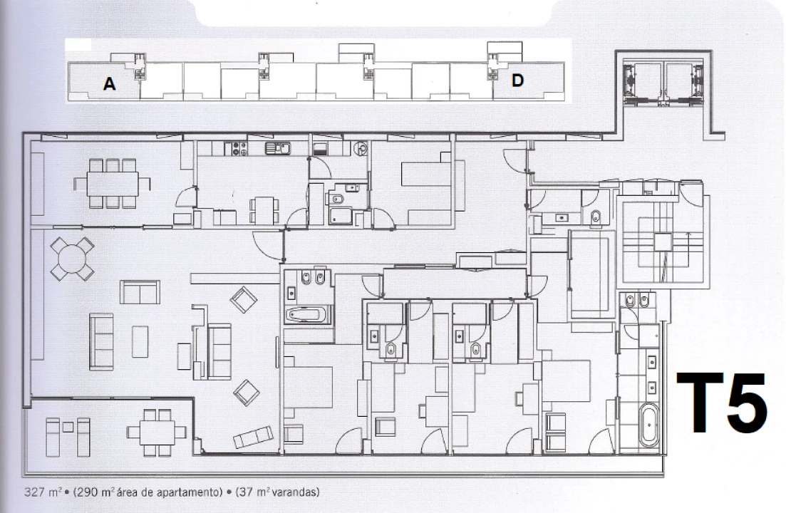 Apartamento T5 para Venda em Lordelo do Ouro e Massarelos Foto 16