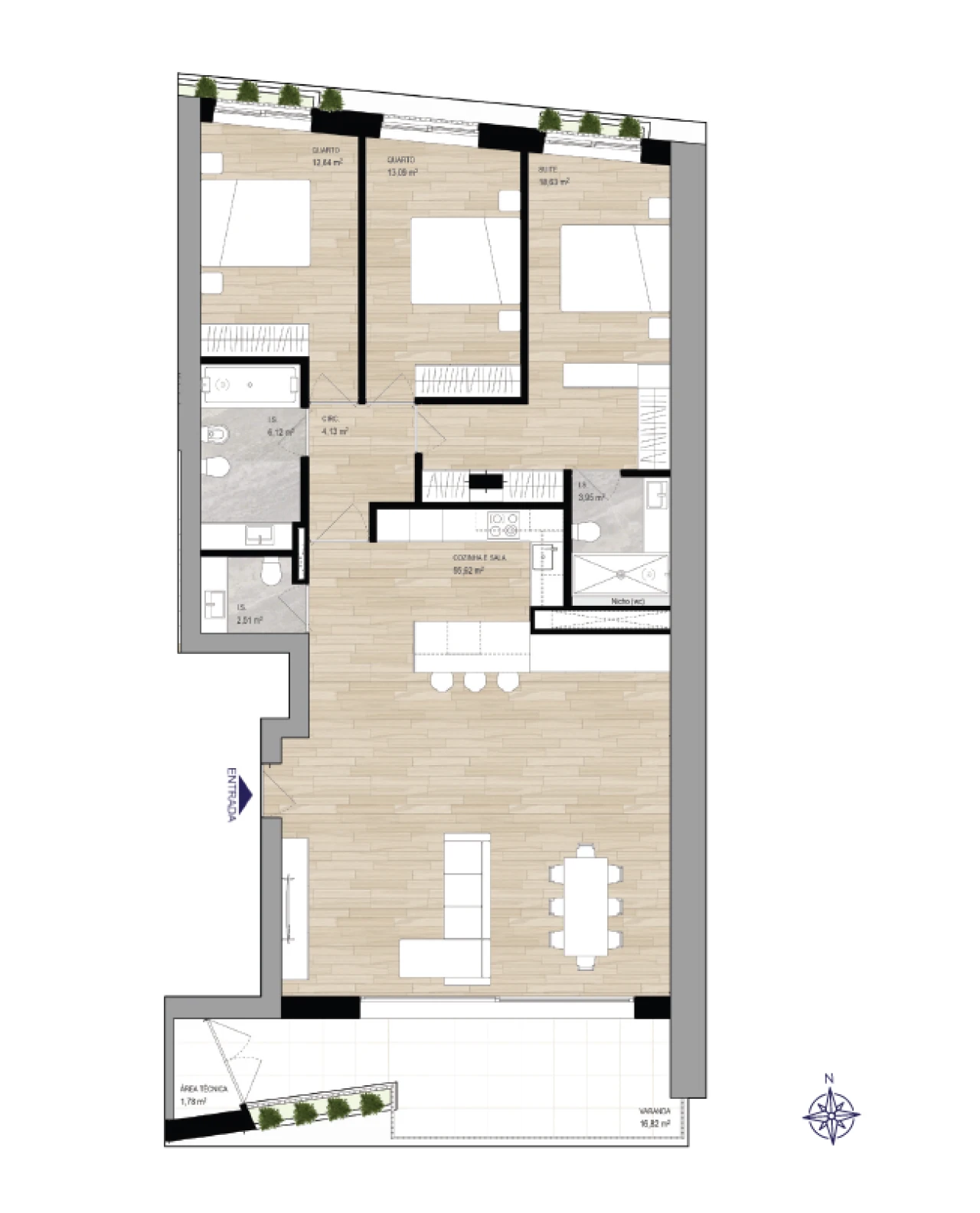 Apartamento T3 para Venda em Montijo e Afonsoeiro Foto 35