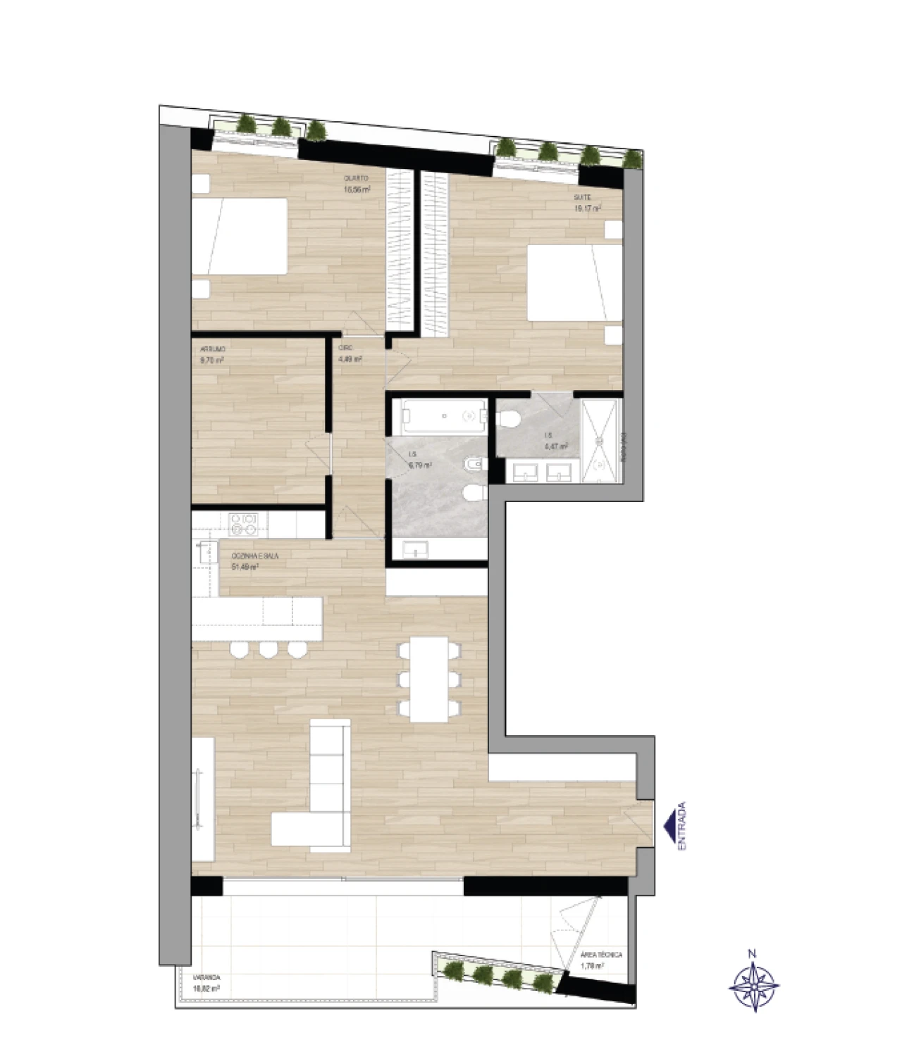 Apartamento T2 para Venda em Montijo e Afonsoeiro Foto 35