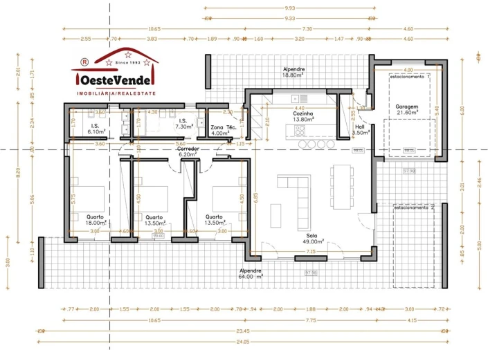 Moradia T3 para Venda em Vermelha Foto 22
