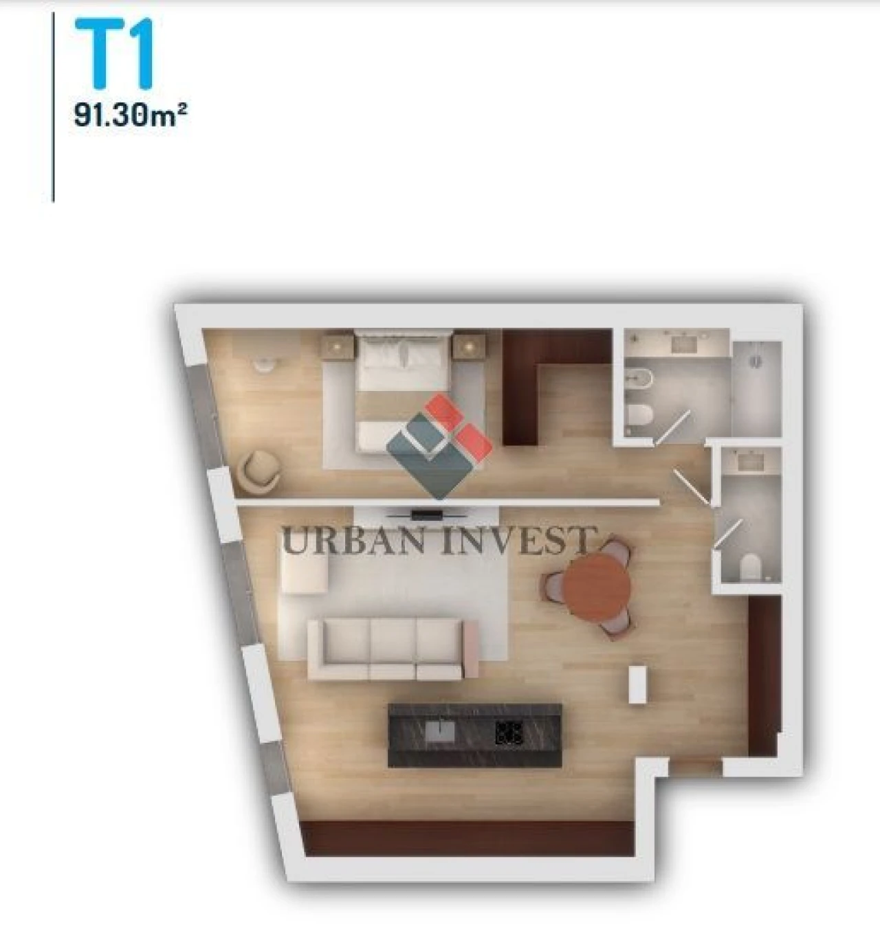 Apartamento T1 para Venda em Vila do Conde Foto 12