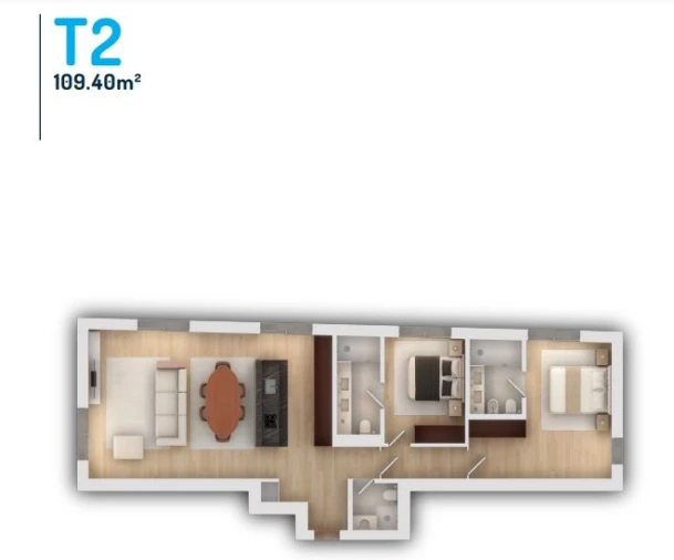 Apartamento T2 para Venda em Vila do Conde Foto 17