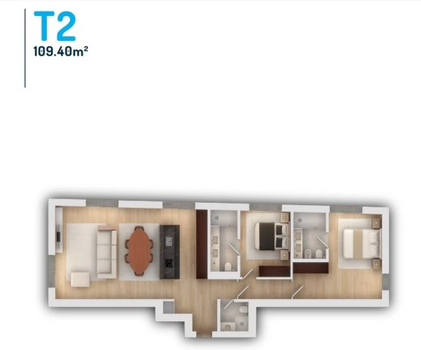 Apartamento T2 para Venda em Vila do Conde Foto 17
