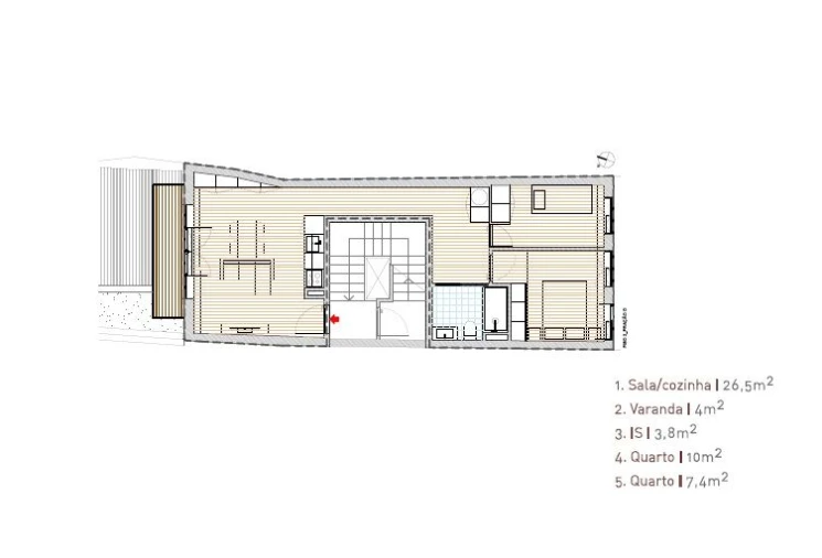 Apartamento T1 para Venda em Campanhã Planta 1