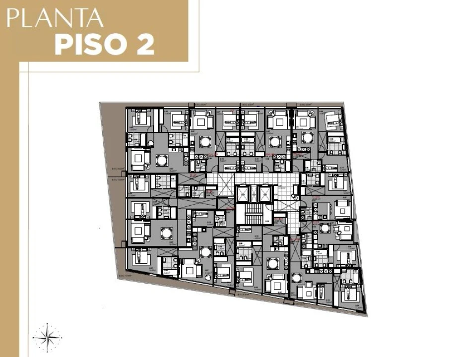 Apartamento T2 para Venda em Canidelo Planta 3