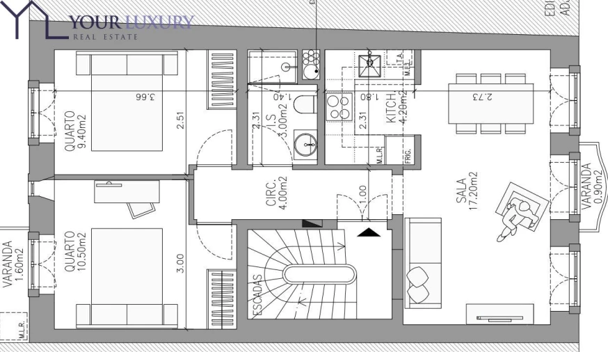 Apartamento T2 para Venda em São Vicente Foto 40