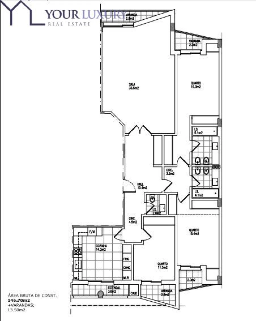 Apartamento T3 para Venda em Carcavelos e Parede Foto 34
