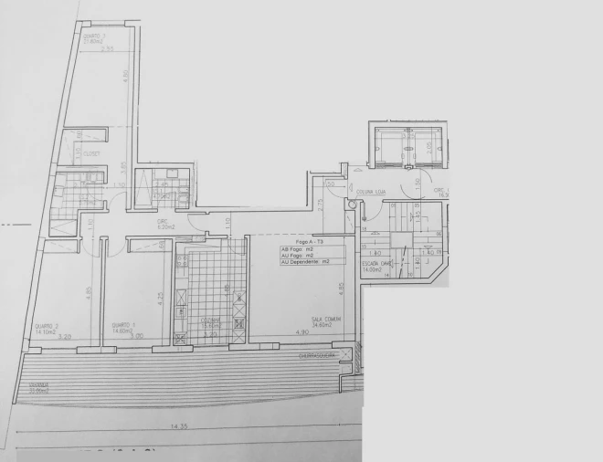 Apartamento T3 para Venda em Odivelas Planta 1