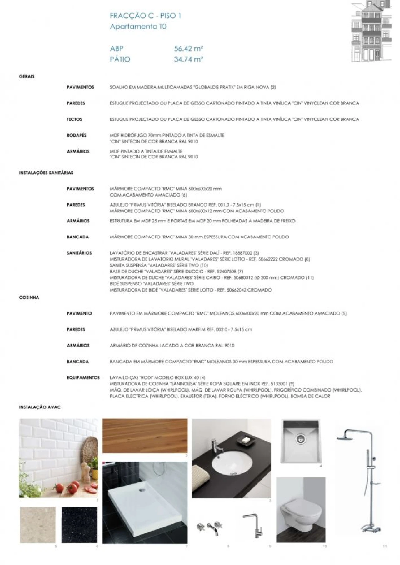 Apartamento T0 para Venda em Cedofeita, Santo Ildefonso, Sé, Miragaia, São Nicolau e Vitória Planta 2
