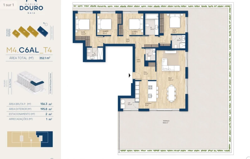 Apartamento T4 para Venda em Canidelo Foto 34