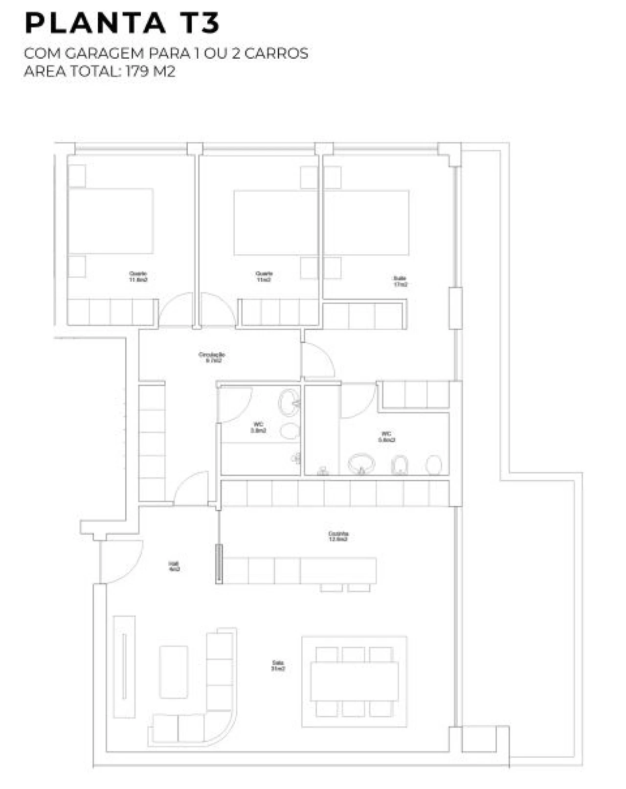 Apartamento T3 para Venda em Valongo Foto 12