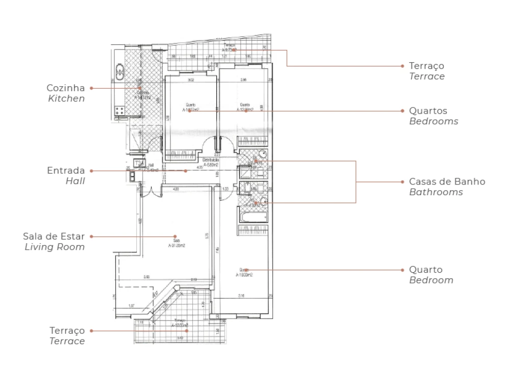 Apartamento T3 para Venda em Quelfes Foto 70