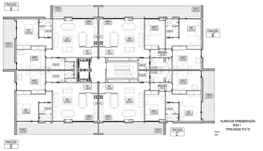 Apartamento T3 para Venda em Montenegro Foto 20