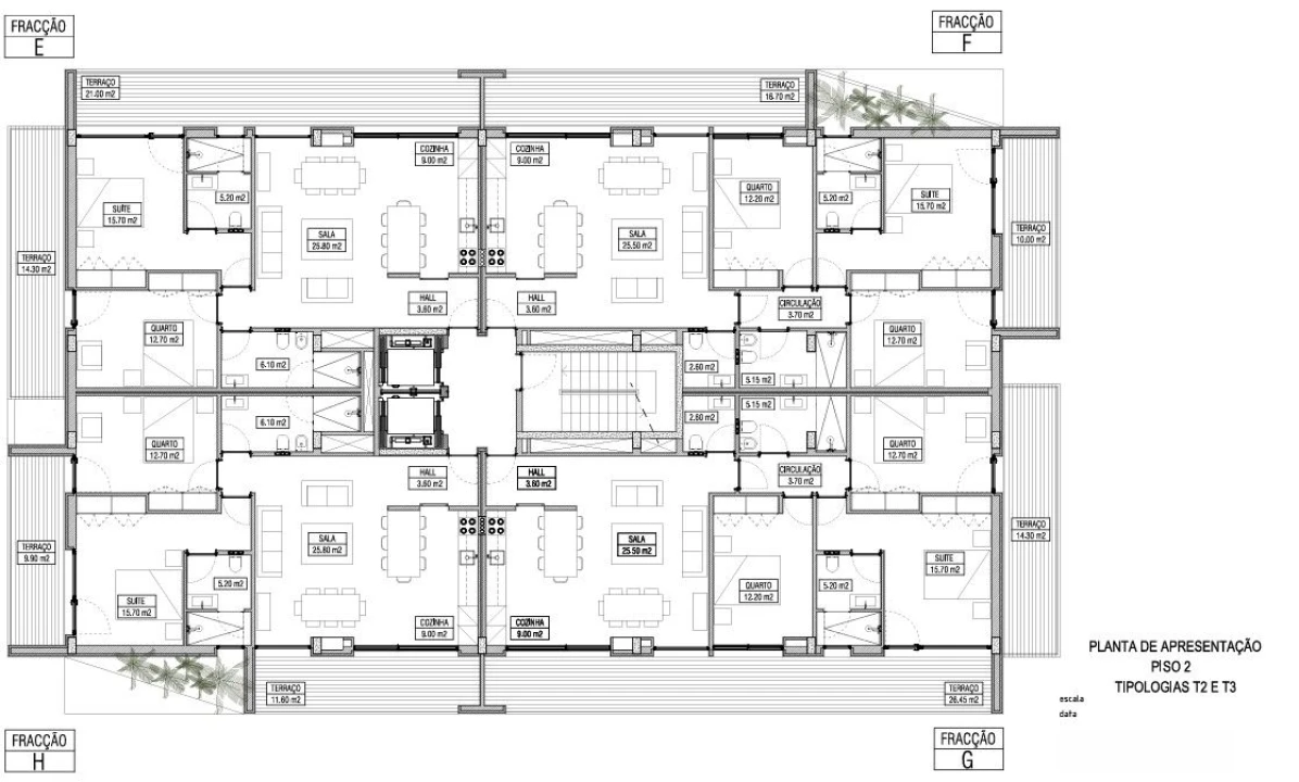 Apartamento T3 para Venda em Montenegro Foto 21