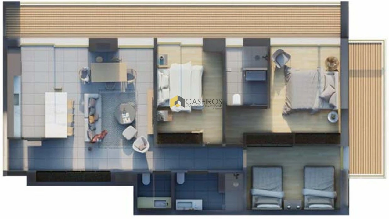 Apartamento T3 para Venda em Montenegro Foto 16