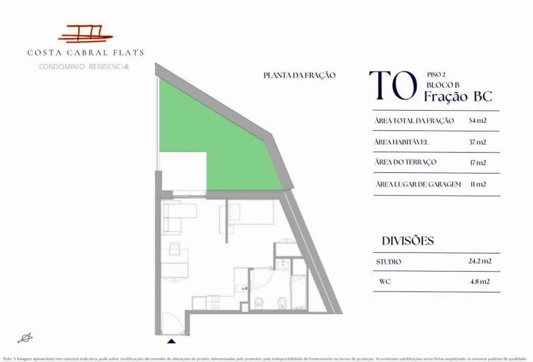 Apartamento T0 para Venda em Paranhos Foto 15
