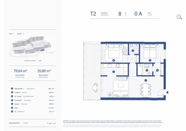 Apartamento T2 para Venda em Sesimbra (Castelo)