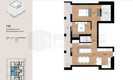 Apartamento T2 para Venda em Glória e Vera Cruz