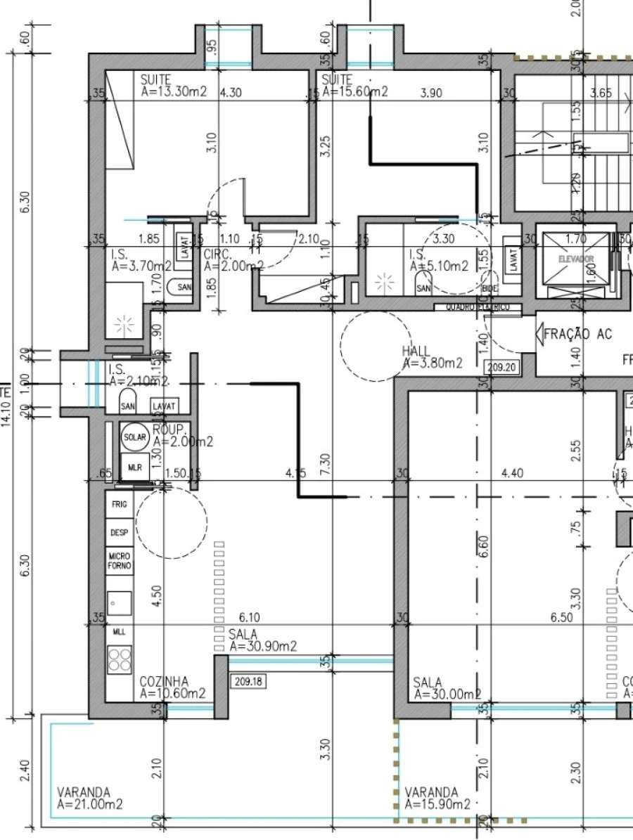 Apartamento T2 para Venda em Mafra Planta 1