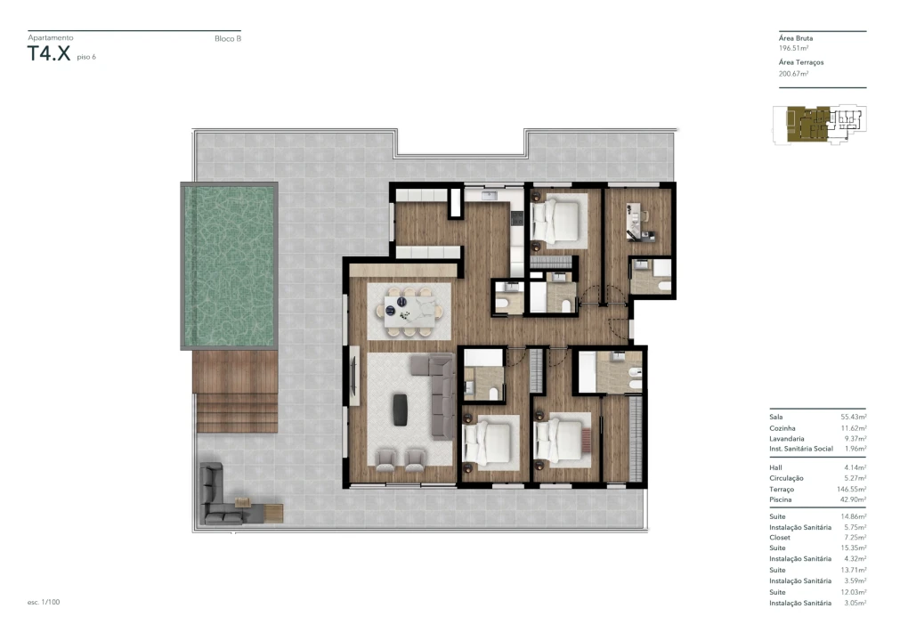 Apartamento T3 para Venda em Funchal (Santa Luzia) Foto 15