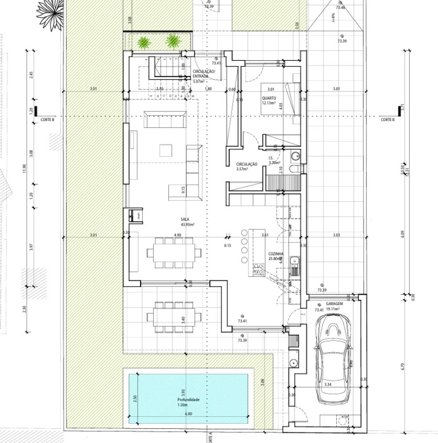 Moradia T4 para Venda em Fernao Ferro Planta 1