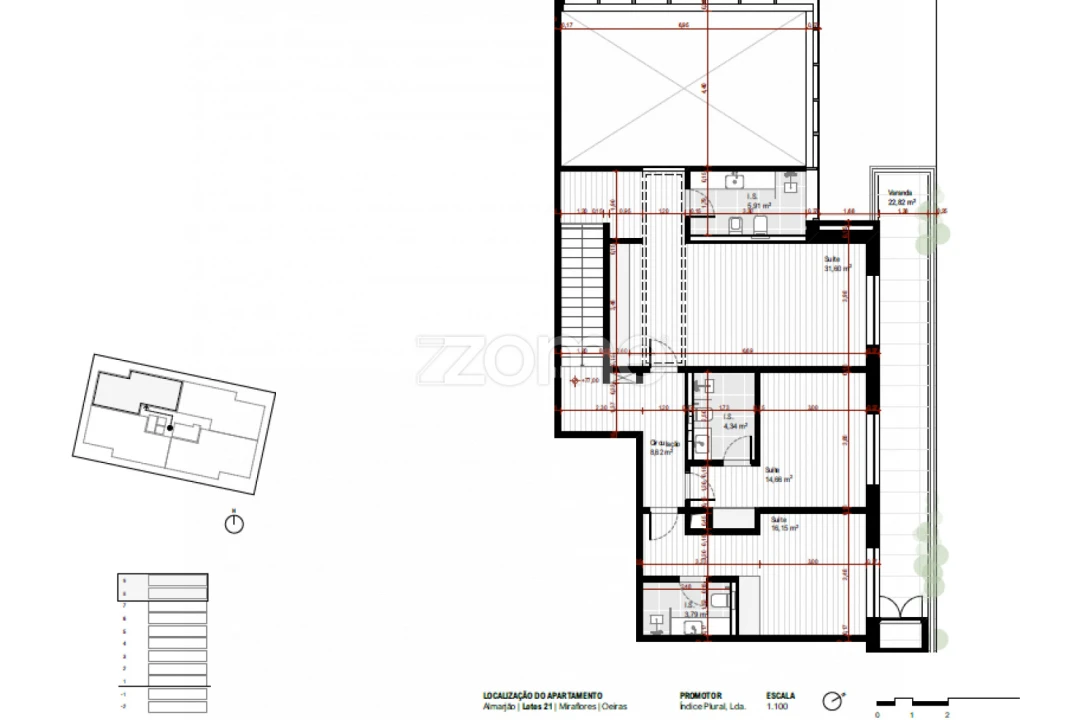 Apartamento T4 para Venda em Algés, Linda-A-Velha e Cruz Quebrada-Dafundo Foto 20