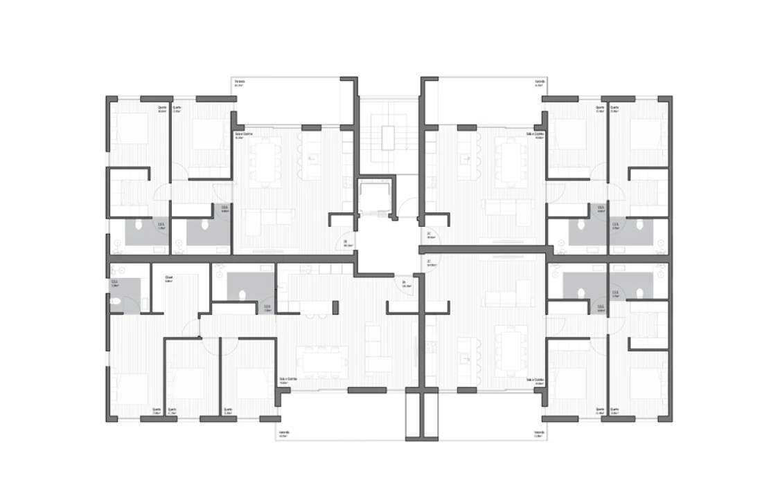 Apartamento T3 para Venda em Poiares (Santo Andre) Foto 30