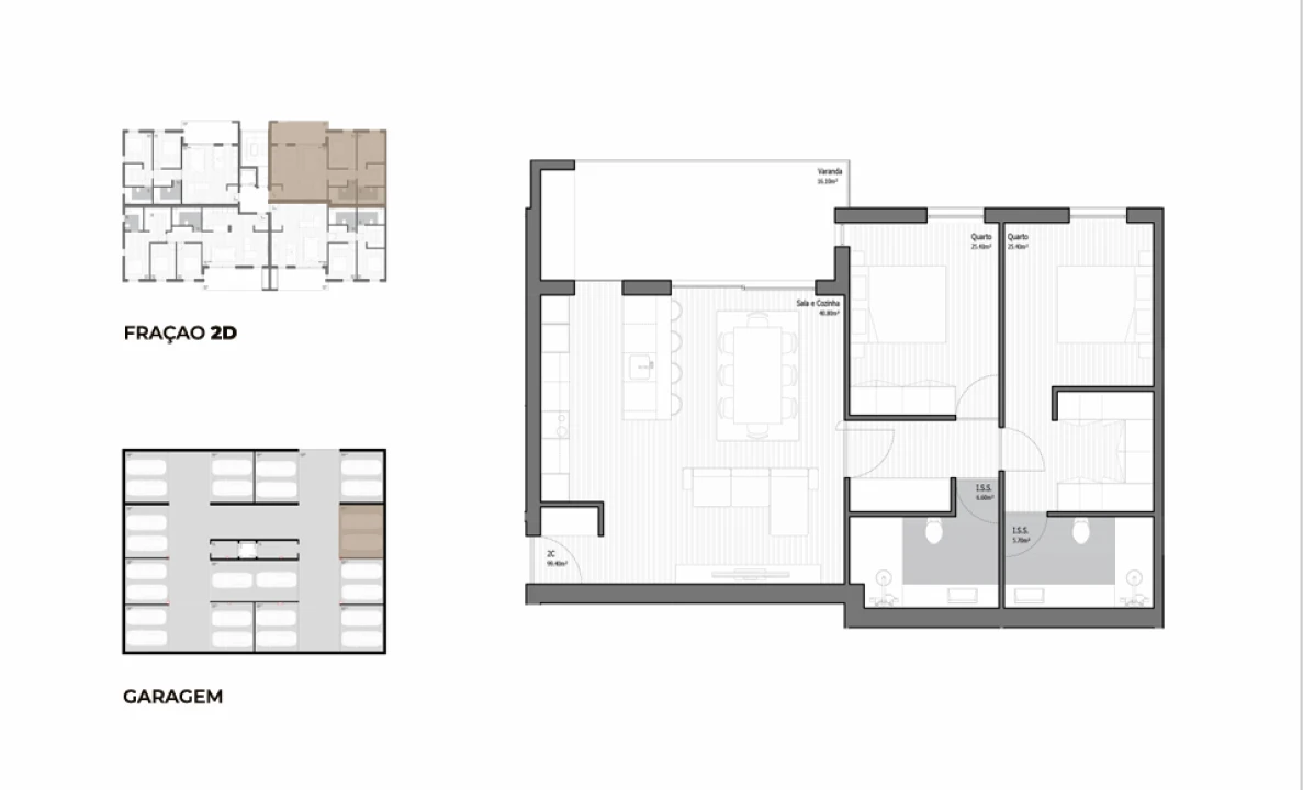 Apartamento T2 para Venda em Poiares (Santo Andre) Foto 28