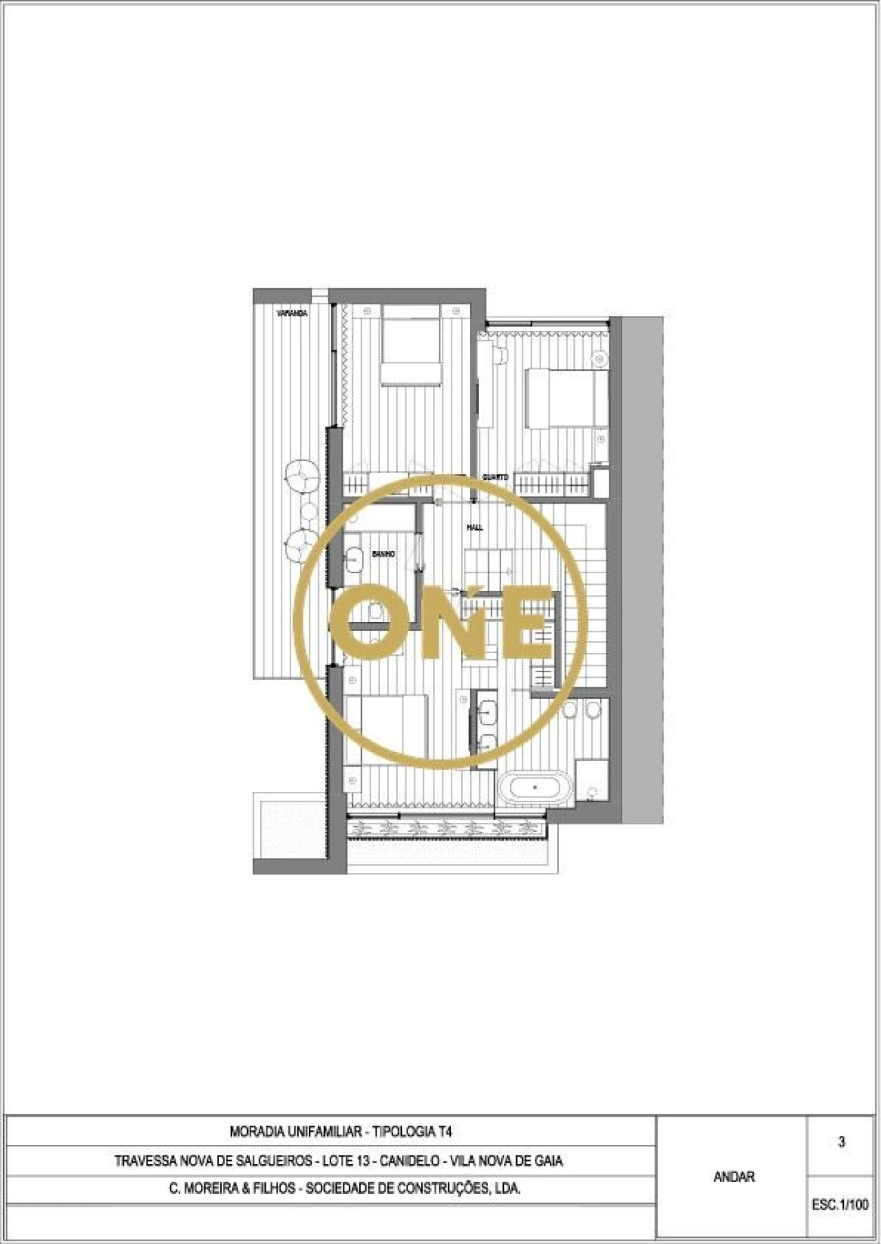 Moradia T3 para Venda em Canidelo Foto 38