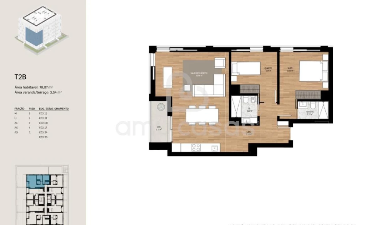 Apartamento T2 para Venda em Requeixo, Nossa Senhora de Fátima e Nariz Foto 13