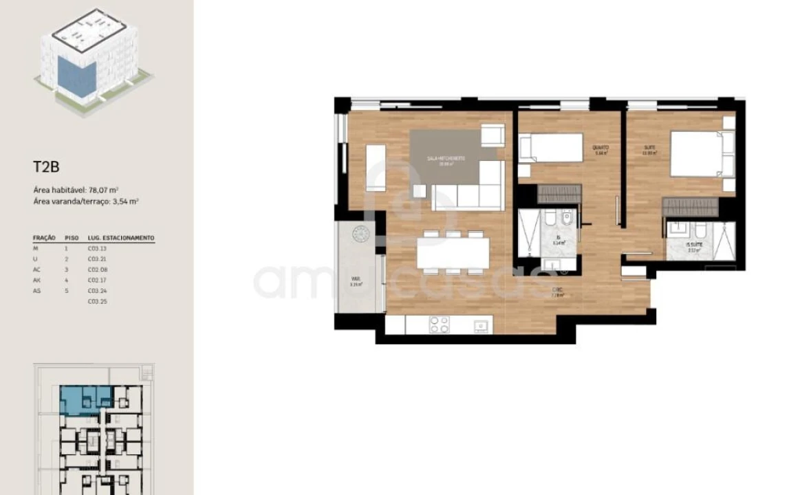 Apartamento T2 para Venda em Requeixo, Nossa Senhora de Fátima e Nariz Foto 13