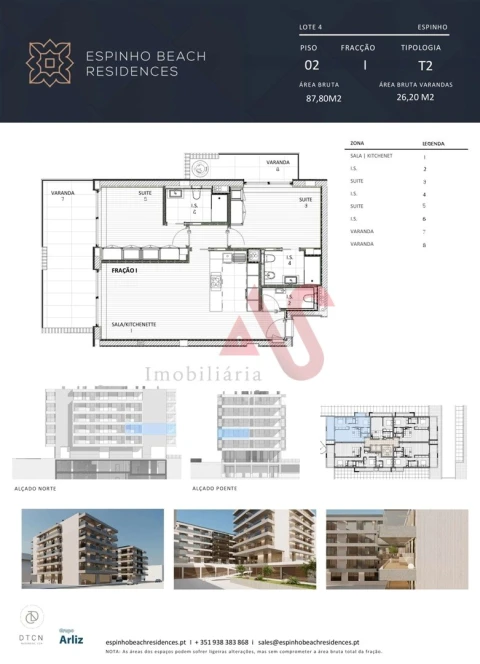 Apartamento T2 para Venda em Espinho