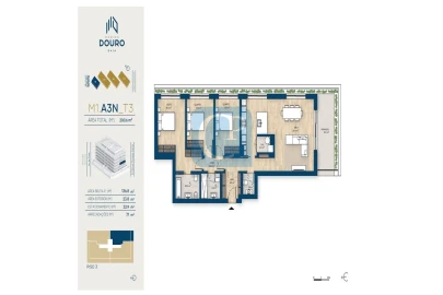 Apartamento T3 para Venda em Canidelo