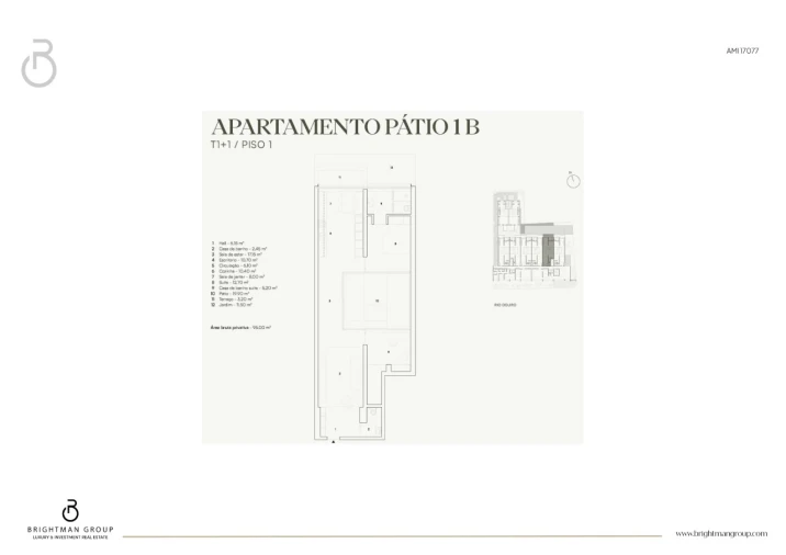 Apartamento T1 para Venda em Lordelo do Ouro e Massarelos Planta 1