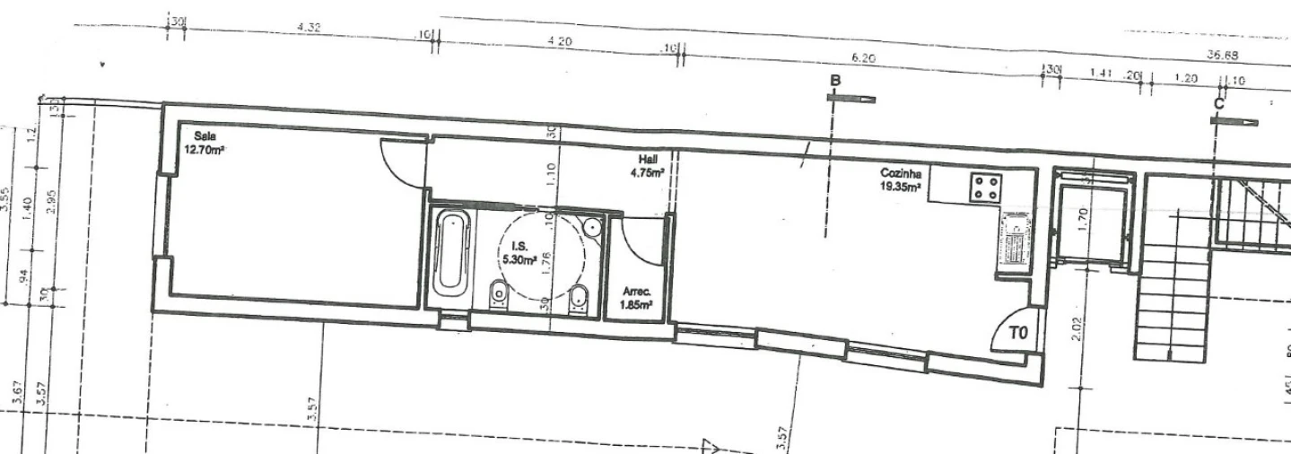 Apartamento T1 para Arrendamento férias em Altura Foto 13