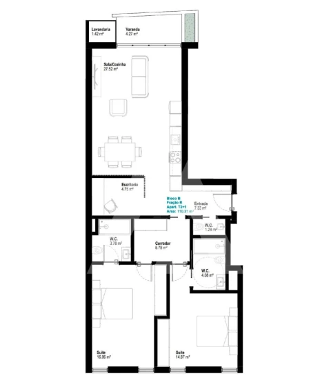 Apartamento T2 para Venda em Esgueira