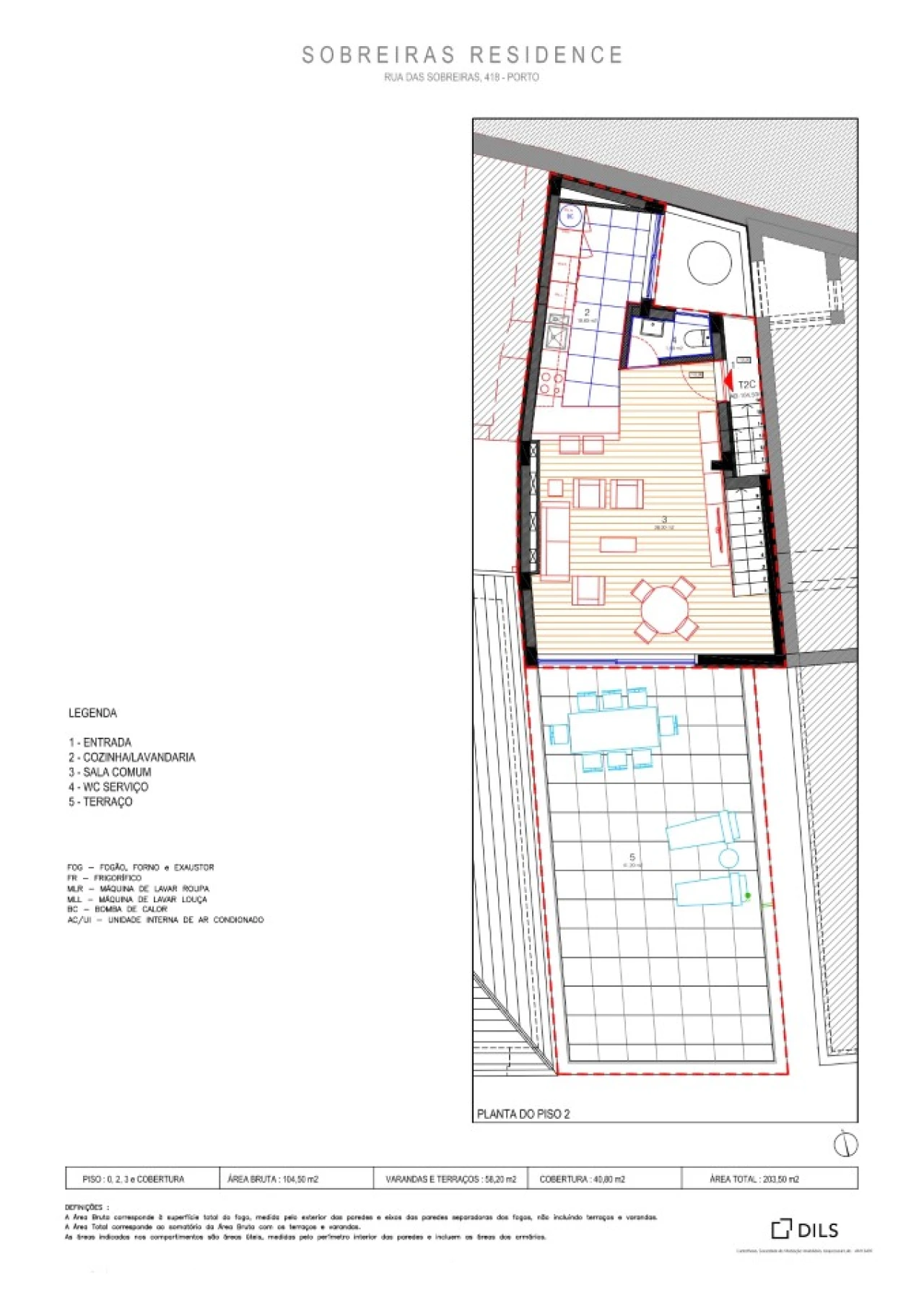 Apartamento T2 para Venda em Lordelo do Ouro e Massarelos Planta 3