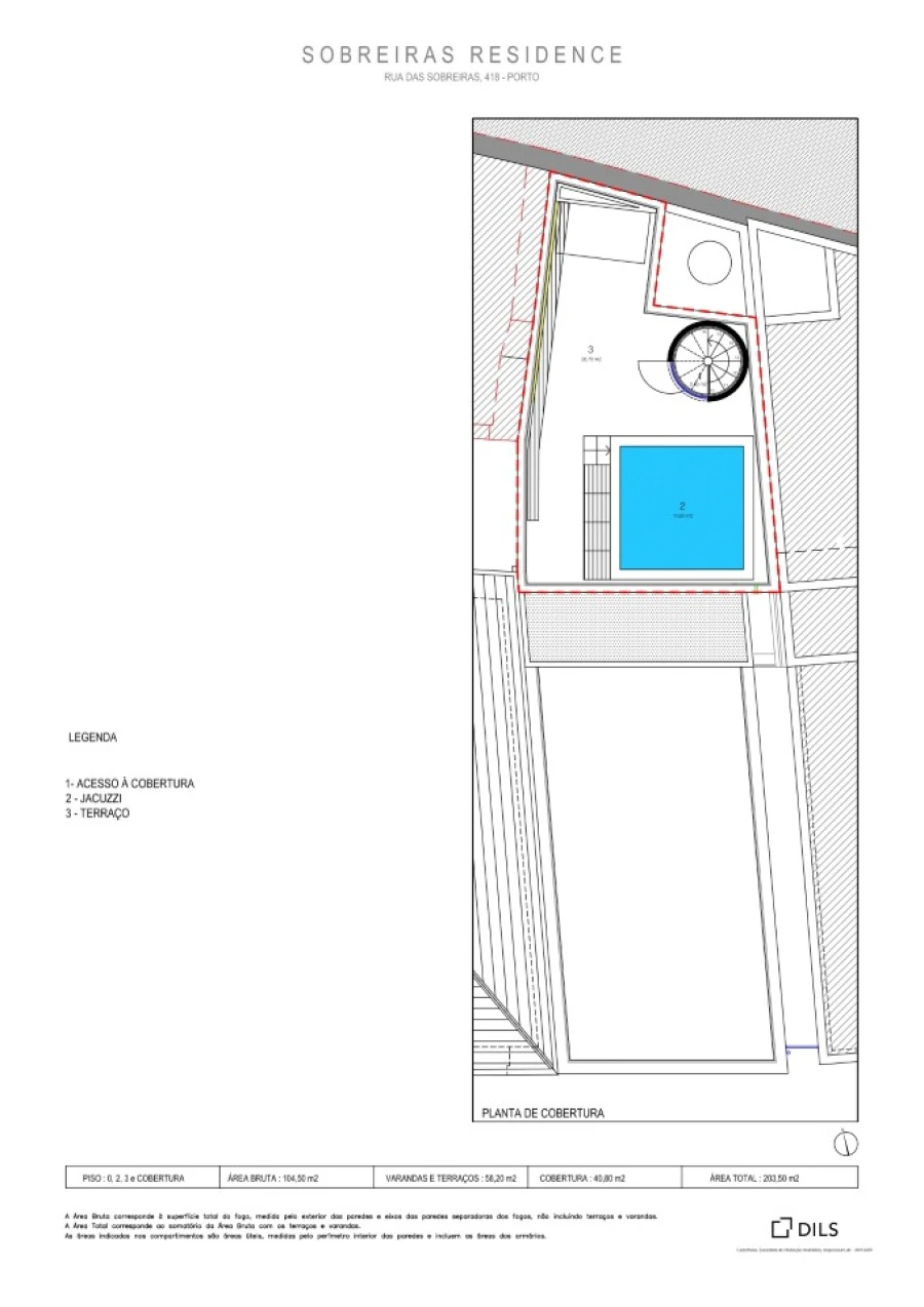 Apartamento T2 para Venda em Lordelo do Ouro e Massarelos Planta 4