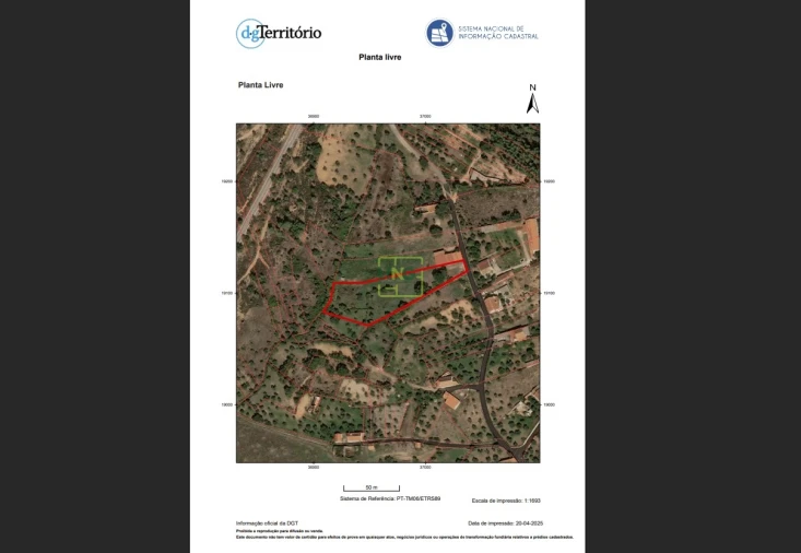 Terreno para Venda em Sarzedas Planta 1