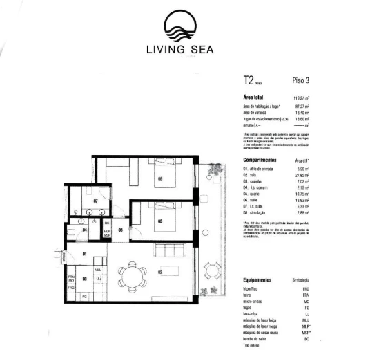 Apartamento T2 para Venda em Canidelo Foto 21