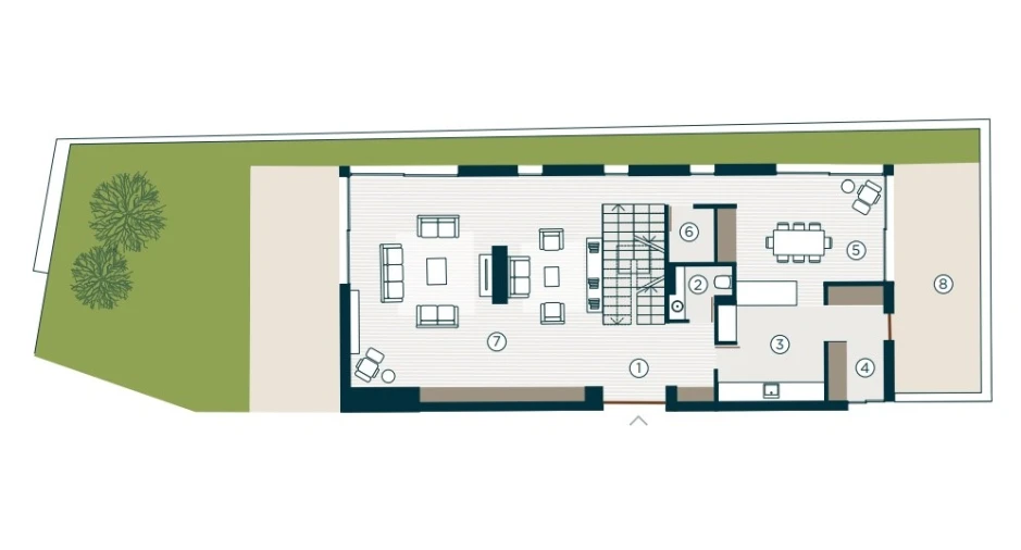 Apartamento T4 para Venda em Santa Marinha e São Pedro da Afurada Planta 1