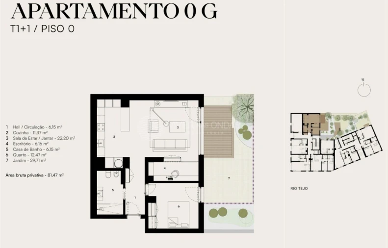 Apartamento T1 para Venda em Alcantara Foto 19